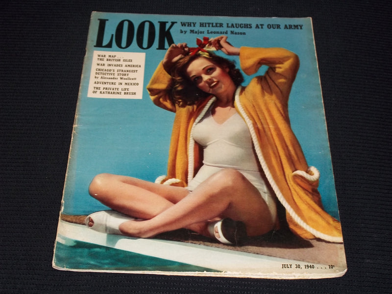1940 JULY 30 LOOK MAGAZINE - MARJORIE DEANNE FRONT COVER - E 20288
