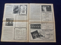 1976 HABIBI NEWSPAPER - VOLUME 3, NUMBER 2 - MIDDLE EASTERN DANCE/MUSIC- NP 6852