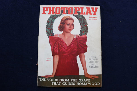 1935 DECEMBER PHOTOPLAY MAGAZINE - LORETTA YOUNG COVER - E 17515
