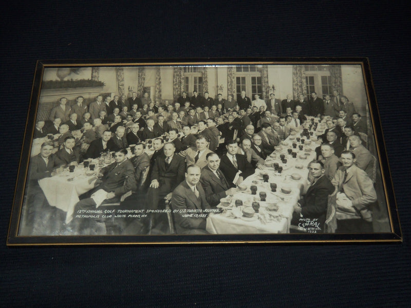 1935 ANNUAL GOLF TOURNAMENT - U. S. TOBACCO JOURNAL FRAMED PHOTO - #18A