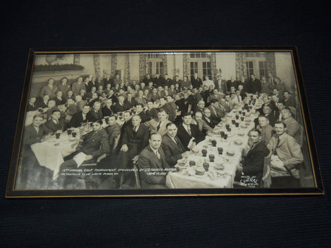 1935 ANNUAL GOLF TOURNAMENT - U. S. TOBACCO JOURNAL FRAMED PHOTO - #18A