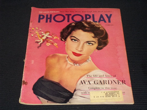 1952 FEBRUARY PHOTOPLAY MAGAZINE - AVA GARDNER FRONT COVER - E 16758
