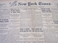 1921 JUNE 12 NEW YORK TIMES - NEGRO IS MOBBED AFTER SHOOTING TWO - NT 5503
