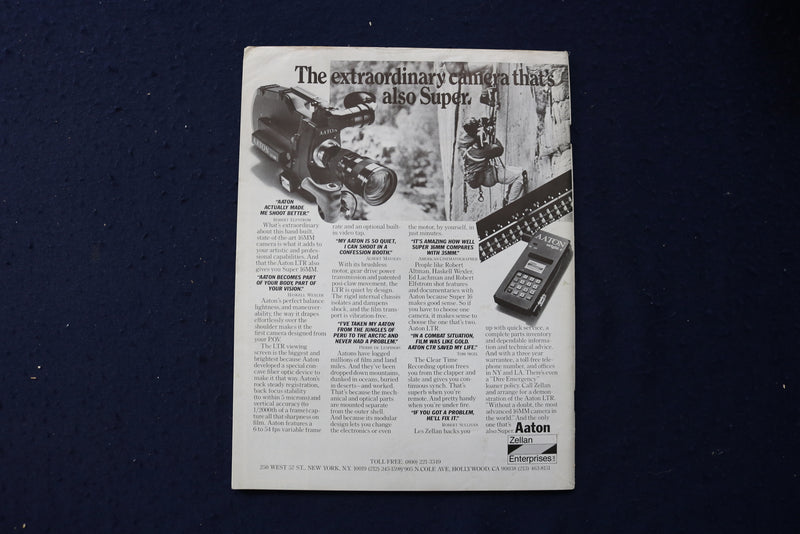 1983 OCTOBER AMERICAN CINEMATOGRAPHER MAGAZINE - HOW THE WEST WAS WON - E 17708