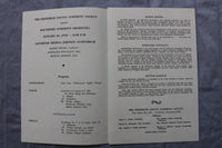 1970-1974 FREDERICK COUNTY SYMPHONY SOCIETY PROGRAM-BALTIMORE- LOT OF 8 - K 3120