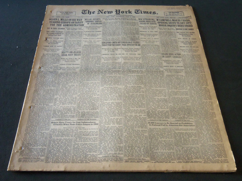 1930 JULY 2 NEW YORK TIMES - HUNTER BROTHERS PASS 20TH DAY IN AIR - NT 6343