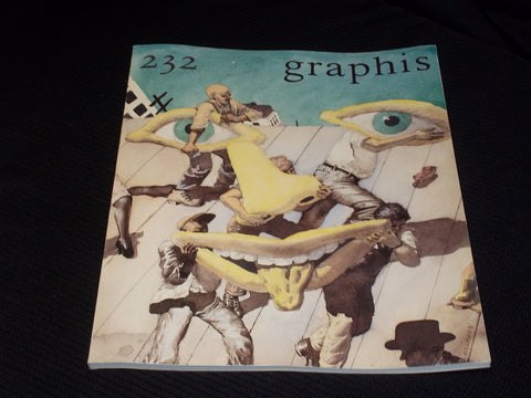 1984 #232 GRAPHIS MAGAZINE VERY NICE COVER ART & INSIDE PAGES - E 826