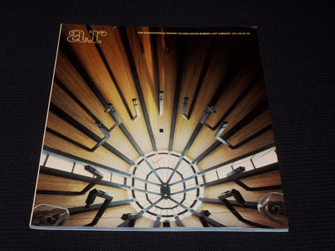 1981 JANUARY ARCHITECTURAL REVIEW MAGAZINE - CATHEDRAL COVER - E 4080