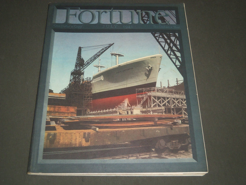 1941 JULY FORTUNE MAGAZINE - GREAT COVER & ADS - F 116