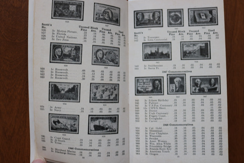 1951 BEN'S STAMP & COIN CO. POSTAGE STAMPS PRICE LIST - SOFTCOVER BOOK - K 3171