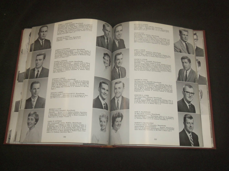 1960 UNIVERSITY OF MASSACHUSETTS YEARBOOK - AMHERST, MASSACHUSETTS - YB 2181