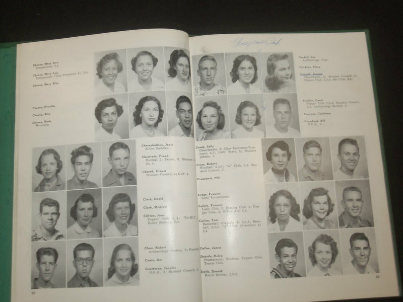 1953 ALBUQUERQUE HIGH SCHOOL YEARBOOK - ALBUQUERQUE, NEW MEXICO - YB 2218