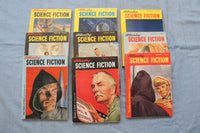 1952 ASTOUNDING SCIENCE FICTION DIGEST MAGAZINE - LOT OF 9 - O 3330