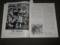 1969 DECEMBER 5 NOTRE DAME FOOTBALL REVIEW PROGRAM - GAME PHOTOS - J 2733