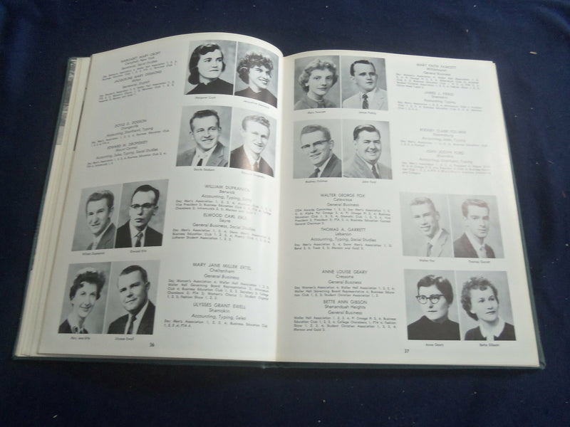 1957 ORBITER BLOOMSBURG STATE TEACHERS COLLEGE YEARBOOK- BLOOMSBURG, PA- YB 2653