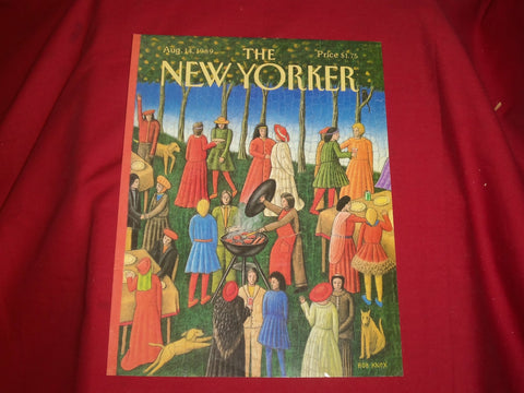 1989 AUGUST 14 NEW YORKER MAGAZINE FRONT COVER ONLY - GREAT ART FOR FRAMING