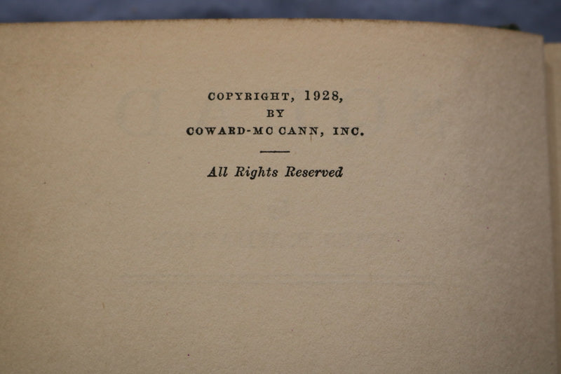 1928 SQUAD HARDCOVER BOOK BY JAMES B. WHARTON - AUTHOR INSCRIBED - KD 9595