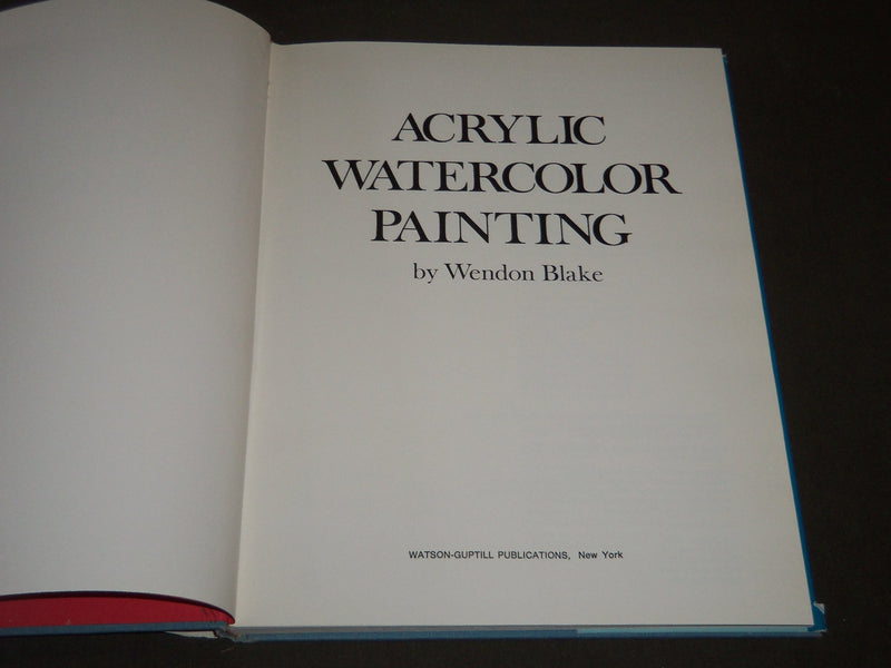 Acrylic Watercolor Painting by Wendon Blake (1970, Hardcover) - I 423