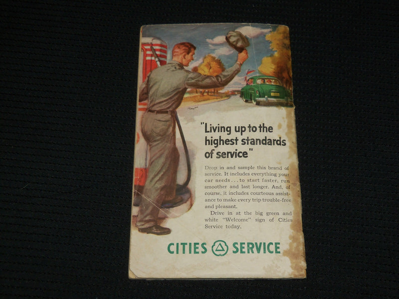 1950 GRANTLAND RICE'S FOOTBALL GUIDE - SOFTCOVER - CITIES SERVICE - J 6919