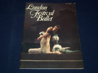 1978 LONDON FESTIVAL BALLET PROGRAM - GREAT PHOTOS - WASHINGTON D. C. - J 5085