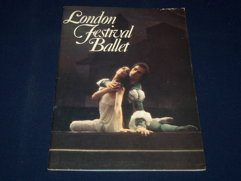 1978 LONDON FESTIVAL BALLET PROGRAM - GREAT PHOTOS - WASHINGTON D. C. - J 5085