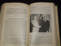 1930-1939 CALIFORNIA FISH AND GAME MAGAZINE BOUND VOLUME LOT OF 10 `- KD 10C