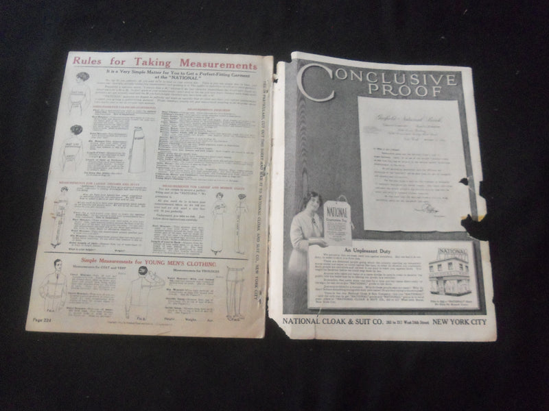 1914 SPRING & SUMMER NATIONAL CLOAK & SUIT COMPANY CATALOG - R 93W