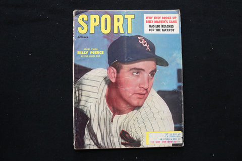 1957 OCTOBER SPORT MAGAZINE - BILLY PIERCE COVER - ST 1010I