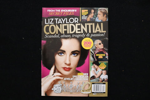 2012 LIZ TAYLOR CONFIDENTIAL MAGAZINE - ELIZABETH TAYLOR COVER - E 25459