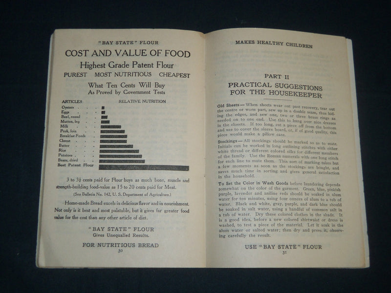 1913 BAY STATE MILLING COMPANY BREVITIES BOOK - WINONA MINNESOTA - J 4861