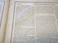 1868 JULY UNITED STATES MUSICAL REVIEW NEWSPAPER - NEW YORK - NP 5828