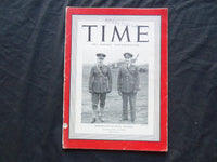 1940 MAY 27 TIME MAGAZINE - AIR MARSHAL BARATT & VICE MARSHAL PLAYFAIR - T 714