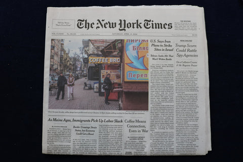 2024 APRIL 13 NEW YORK TIMES - TRUMP SCORN COULD RATTLE SPY AGENCIES