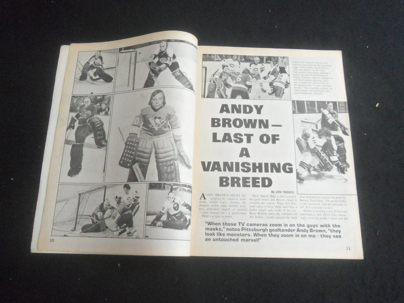 1974 MARCH SPORTS REVIEW SERIES HOCKEY MAGAZINE - ALL STAR ISSUE - B 6235T