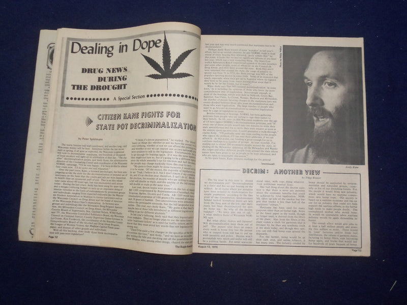 1976 AUGUST 13 BUGLE AMERICAN MAGAZINE - DOPE DROUGHT SPECIAL! - J 9454