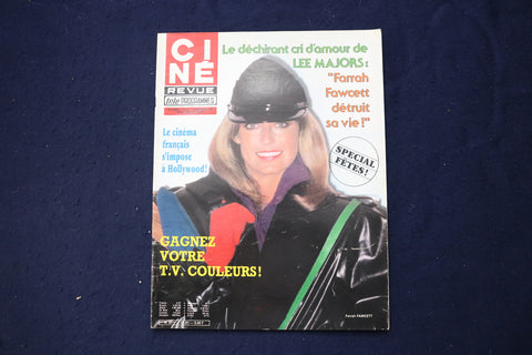 1981 DECEMBER 24 CINE REVUE MAGAZINE - FARRAH FAWCETT COVER - E 23529