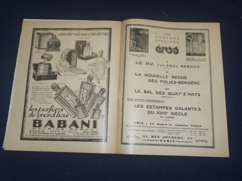 1931 AUGUST 27 BAGATELLE MAGAZINE - FRENCH - ST 5347U