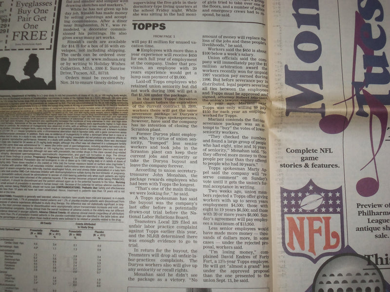 1997 SEP 29 THE SCRANTON TIMES NEWSPAPER - SECOND MCVIEGH TRIAL STARTS - NP 8405