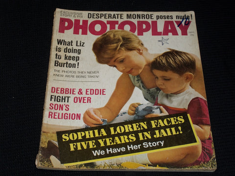 1962 SEPTEMBER PHOTOPLAY MAGAZINE - DEBBIE REYNOLDS FRONT COVER - E 1874