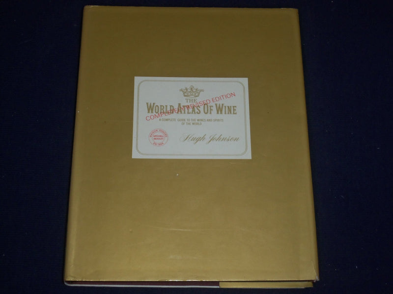 1971 WORLD ATLAS OF WINE COMPLETE GUIDE BY HUGH JOHNSON - HARDCOVER - KD 2809
