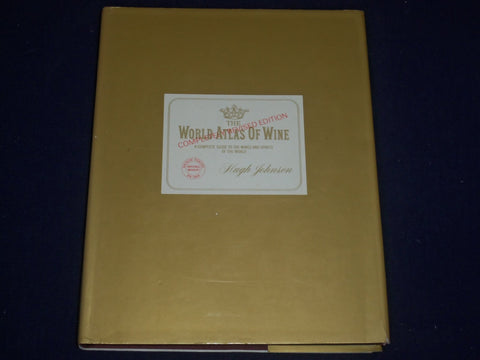 1971 WORLD ATLAS OF WINE COMPLETE GUIDE BY HUGH JOHNSON - HARDCOVER - KD 2809