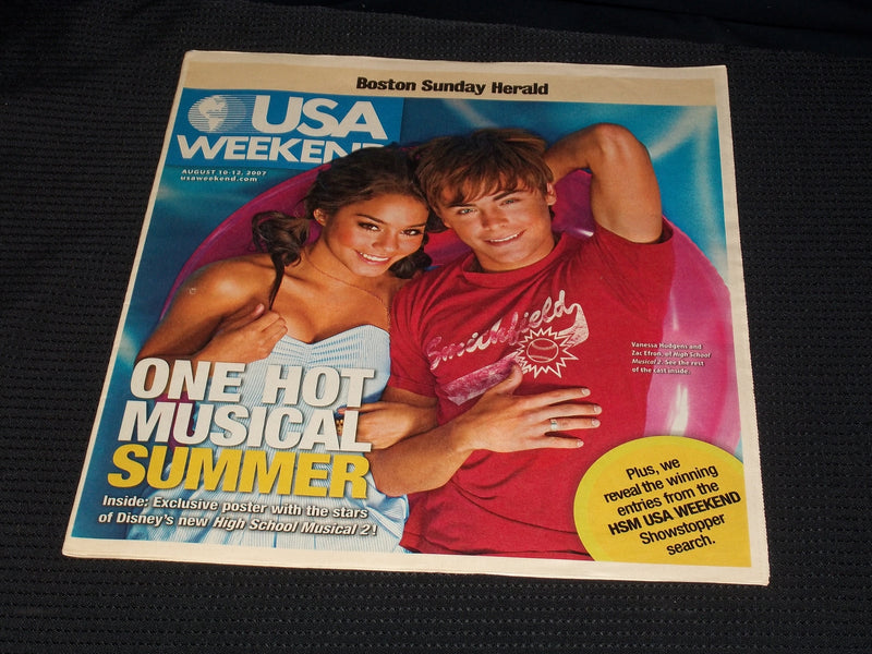 2007 AUGUST 10 BOSTON SUNDAY HERALD USA MAGAZINE - HUDGENS & EFRON - E 5265