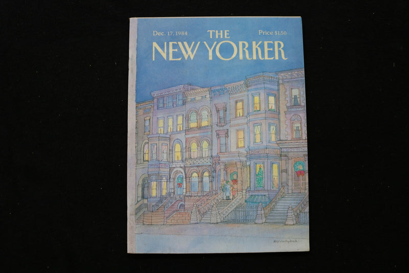 1984 DECEMBER 17 NEW YORKER MAGAZINE - GREAT ILLUSTRATED COVER - NY 3173