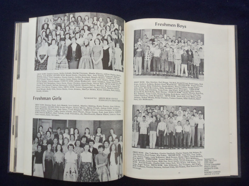1957 THE BIG STACK ANACONDA HIGH SCHOOL YEARBOOK - ANACONDA, MONTANA - YB 3221
