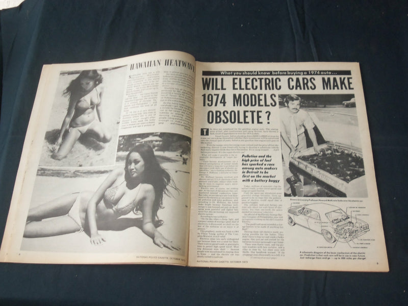 1973 OCTOBER THE NATIONAL POLICE GAZETTE MAGAZINE - LIFE AFTER DEATH - B 5790