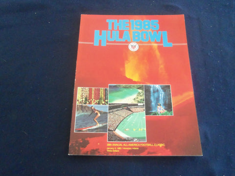 1985 JANUARY 5 HULA BOWL PROGRAM - EAST VS. WEST - ST 5824P