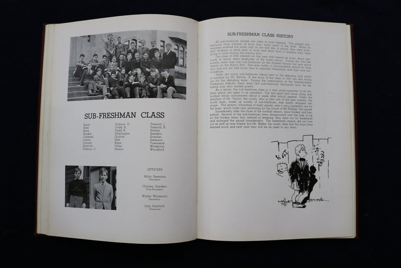 1937 OCTOPUS MONTCLAIR ACADEMY SCHOOL YEARBOOK - MONTCLAIR, NJ - YB 3453