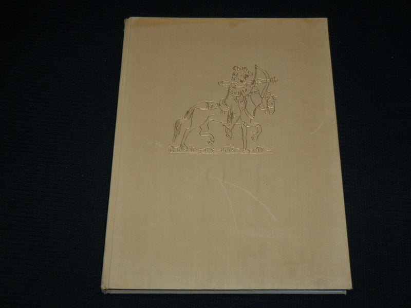 1957 GOTHIC DRAWING HARDCOVER BOOK BY ZOROSLAVA DROBONA - R 721F