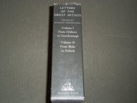1963 LETTERS OF THE GREAT ARTISTS BOXED SET OF 2 VOLUMES - COLOR PLATES- KD 2527