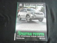 2007 NOVEMBER 17 FOOTBALL PROGRAM - MICHIGAN STATE VS PENN STATE UNIV - B 5533W